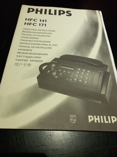 Philips hfc141 hfc - hfc141, fax