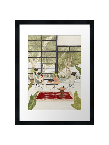 The eames house - eames, gerahmtes