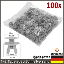 100x Befestigung Clips für VW