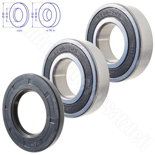 Radlager 6206 2rs inkl - 6206,