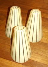 3 Lampenschirme Glas Ersatz