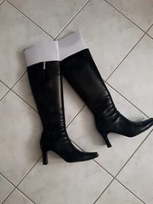 Gianmarco Lorenzi Lederstiefel Italien Damen Gr. 37,5 schwarz, top mit Karton