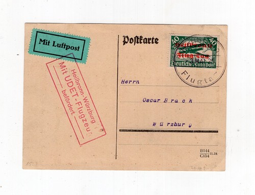 1925 reich karte flugtag - dt.,