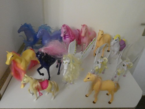 Barbie pferde sammlung - pferde,