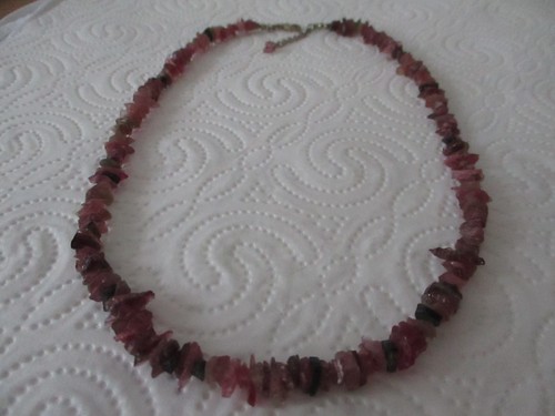 Turmalin kette mit rubellit - kette,