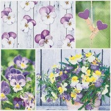 20 Servietten Blumen Frühling