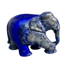 Stein Elefant Statue 6cm Natur