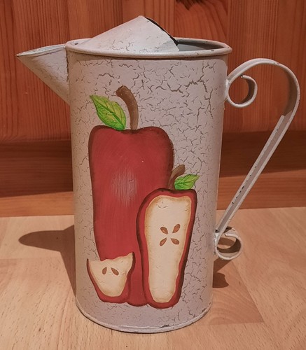Kanne mit obstmotiv äpfel - kanne,