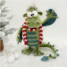 MISCHIEF DINOSOAR KOMPLETTES HÄKELSET - AMIGURUMI PLÜSCHTIER BASTELN