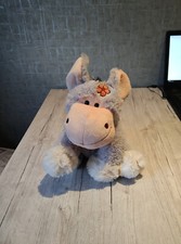 Plüschtier Esel grau ca. 25 cm -