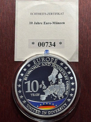 Medaille jahre euro - euro,