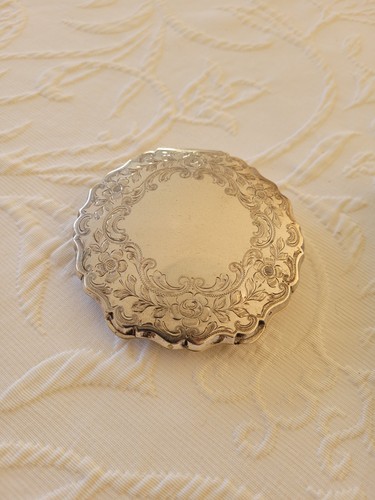Puderdose 835er silber - puderdose,