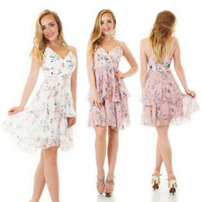 Damen Kleid Elegant Chiffon