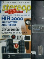 STEREOPLAY 9/99, ELECTROCOMPANIET NEMO,LUNDAHL MAGNETIC AMP, KLIPSCHORN,ETS CAPE