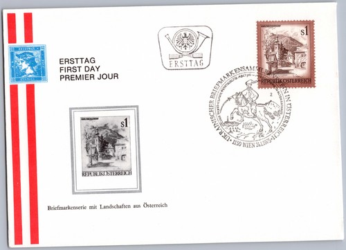 österreich fdc wien 1975 - fdc,