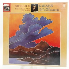 Sibelius Karajan En Saga Berliner Philharmoniker Vinyl LP Gebraucht sehr gut