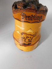 Einzigartiger, seltener Bierkrug (Pendling) aus Holz- ca. 17 cm hoch -