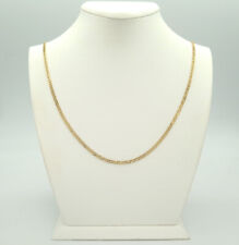 585 Gold Kette 50cm Zwillingspanzer  14 Karat Gelbgold Halskette 6g massiv