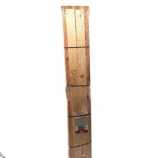 Regalux Regalsystem Möbel Aufbewahrung Heavy Holzregal Grundelement mit 4 Böden 