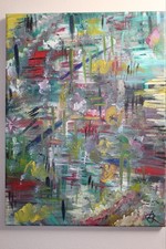 Abstrakte Kunst von kleinem