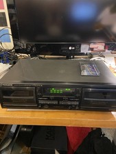 !!! Original Pioneer CT-W205R Doppel Kassetten Tape Deck Schwarz TOP !!!