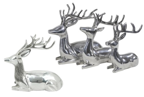 Deko hirsch liegend figur - deko,