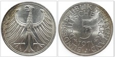 BRD 5 Deutsche Mark 1971 J
