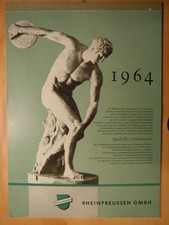 RHEINPREUSSEN KALENDER  1964