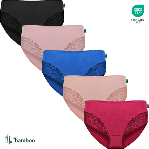 Damen bambus midi - damen, bambus-midi-slip