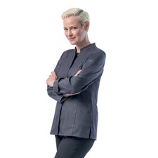 LEIBER Damen Kochhemd Koch Kochkleidung Kochjacke langarm Gastro Köchin