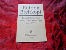 BACH Weinen Klagen Sorgen