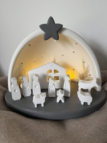 Weihnachtskrippe figuren set - weihnachtskrippe, figuren-set