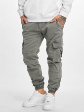 Urban Classics - Herren Washed Cargo Twill Jogger Hose - GREY - W32  NEU