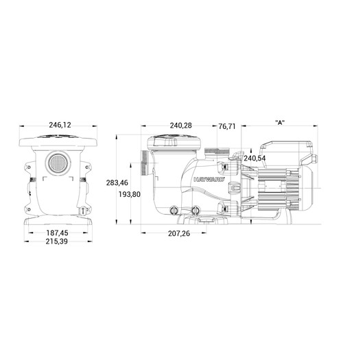 Hayward maxflo pumpe - vs,