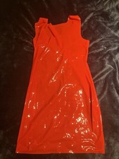 Latex Kleid gr XL Rot