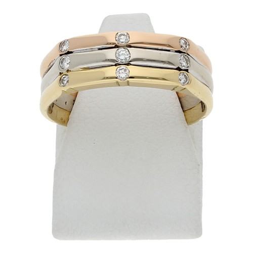 Diamant brillant ring 750 - brillant,