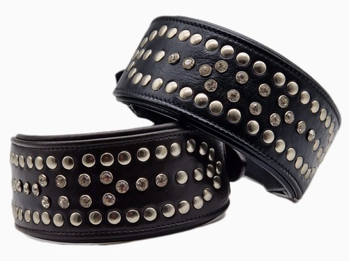 Hundehalsband rubino nieten - hundehalsband,