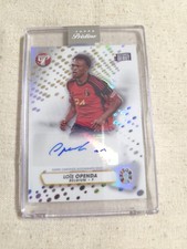 Lois Openda Road To Euro 2024 Topps Pristine Auto Belgium  RB Leipzig Bundesliga