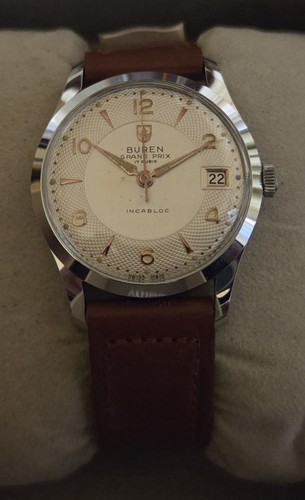 Vintage armbanduhr buren - buren, grand