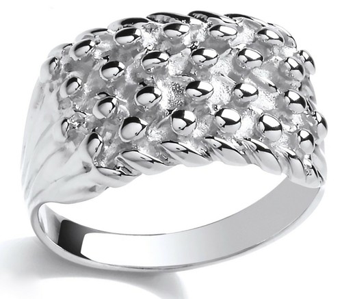 Sterling silber reihiger - silber, 4-reihiger