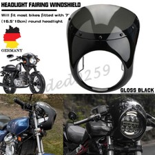 7"Motorrad Schwarz