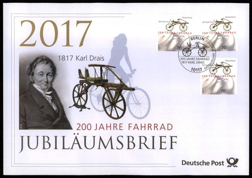 Deutsche post jubiläums fdc - post, jubilÄums-fdc