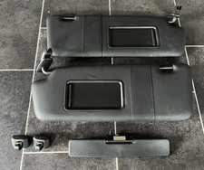 Sonnenblenden Audi A3 S3 8P Links und Rechts + Mitte inkl. Hacken Soul Schwarz