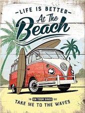 Magnet VW Bulli - Beach, 6 x 8