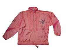 Magic Venture Troyer Jacke Outdoor Windbreaker Vintage Lachsrosa Gr. L