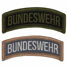Patch Bundeswehr gebogene Form