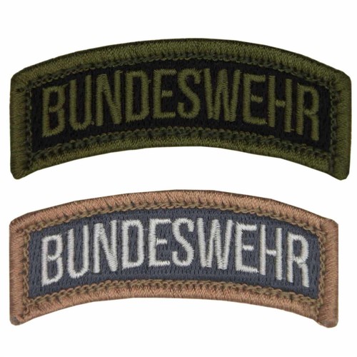 Patch bundeswehr gebogene form - bundeswehr,