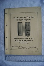 1914 Westinghouse Typen G-I-A