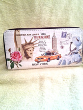 Portemonnaie Geldbörse Damen Markenlos Lang Mehrfarbig Neu Unbenutzt