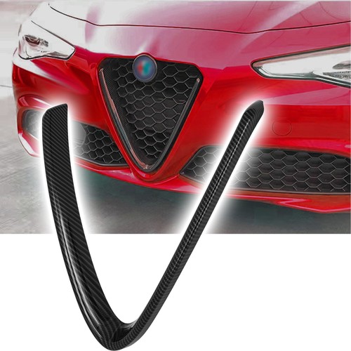 Carbon kühlergrill förmig - carbon, v-förmig